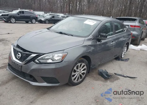 2018 Nissan Sentra Sv from USA, damaged, VIN 3N1AB7AP1JL628434